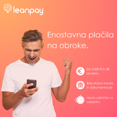 Leanpay - Možnost plačila na obroke